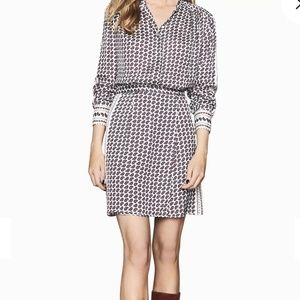 NWT Reiss Aidy Paisley Printed Shirt Dress